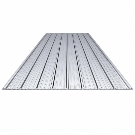 Tabla zincata cutata 0.4 x 910 x 2000 mm, 10mm inaltime cuta